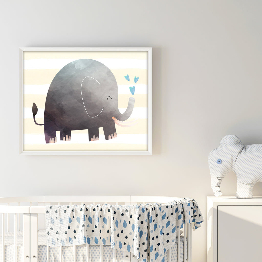 Free Printable Elephant Wall Art | Scriptiva Paper Studio free-printable-elephant-wall-art-scriptiva-paper-studio