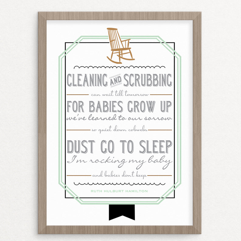 Babies Don't Keep Nursery Wall Art - Free Printable