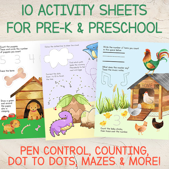 Pre-K activity workbook