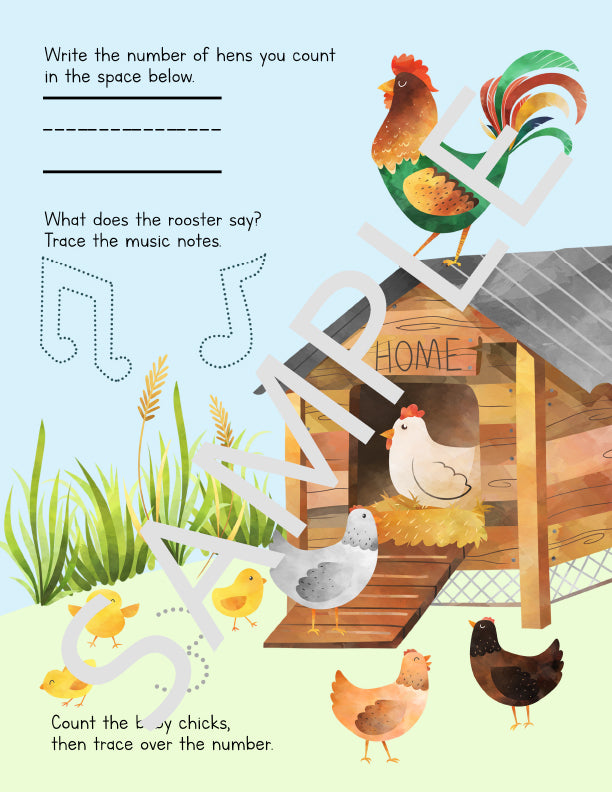 10 Activity Sheets for Pre K and Preschool