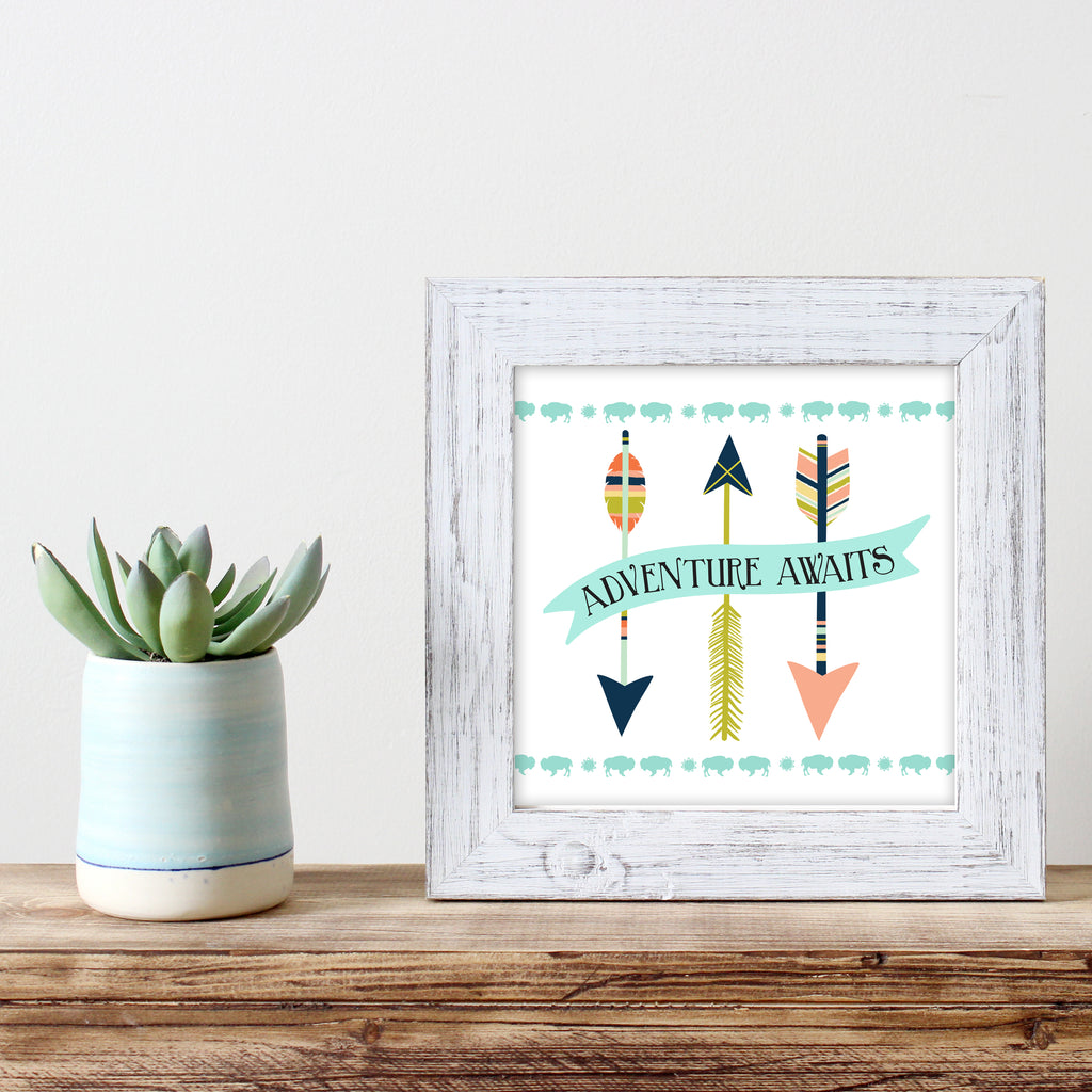 Free Printable Arrow Adventure Wall Art for Kids