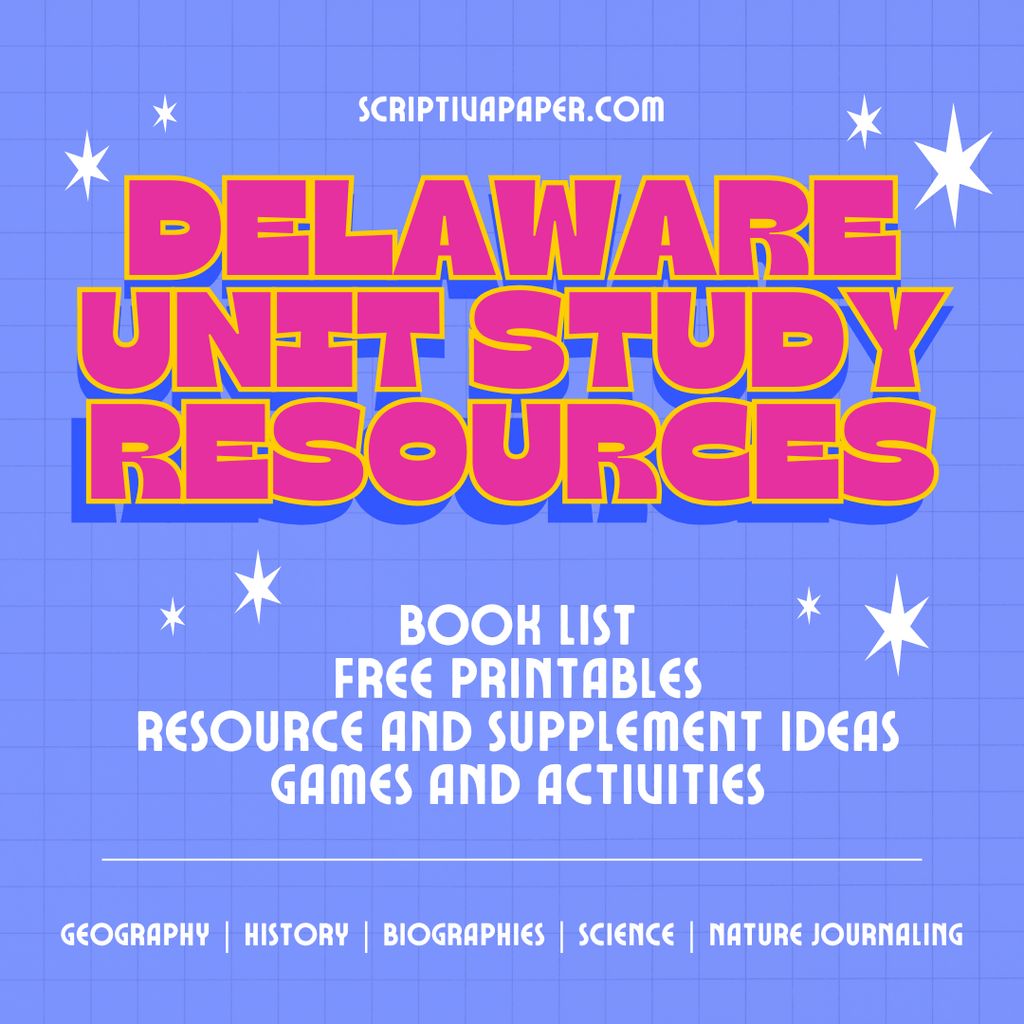 Delaware Unit Study Books and Resources