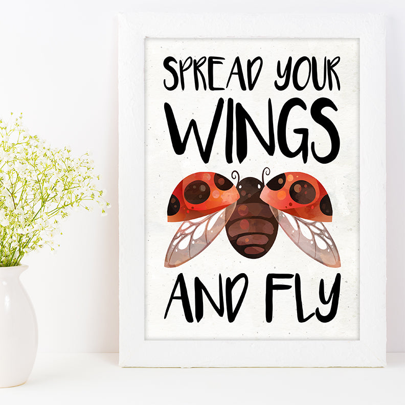 Free Printable Ladybug Wall Art