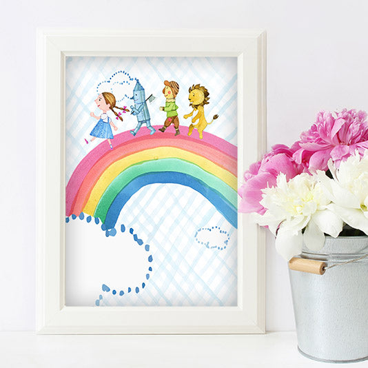 Free Wizard of Oz Rainbow Wall Art