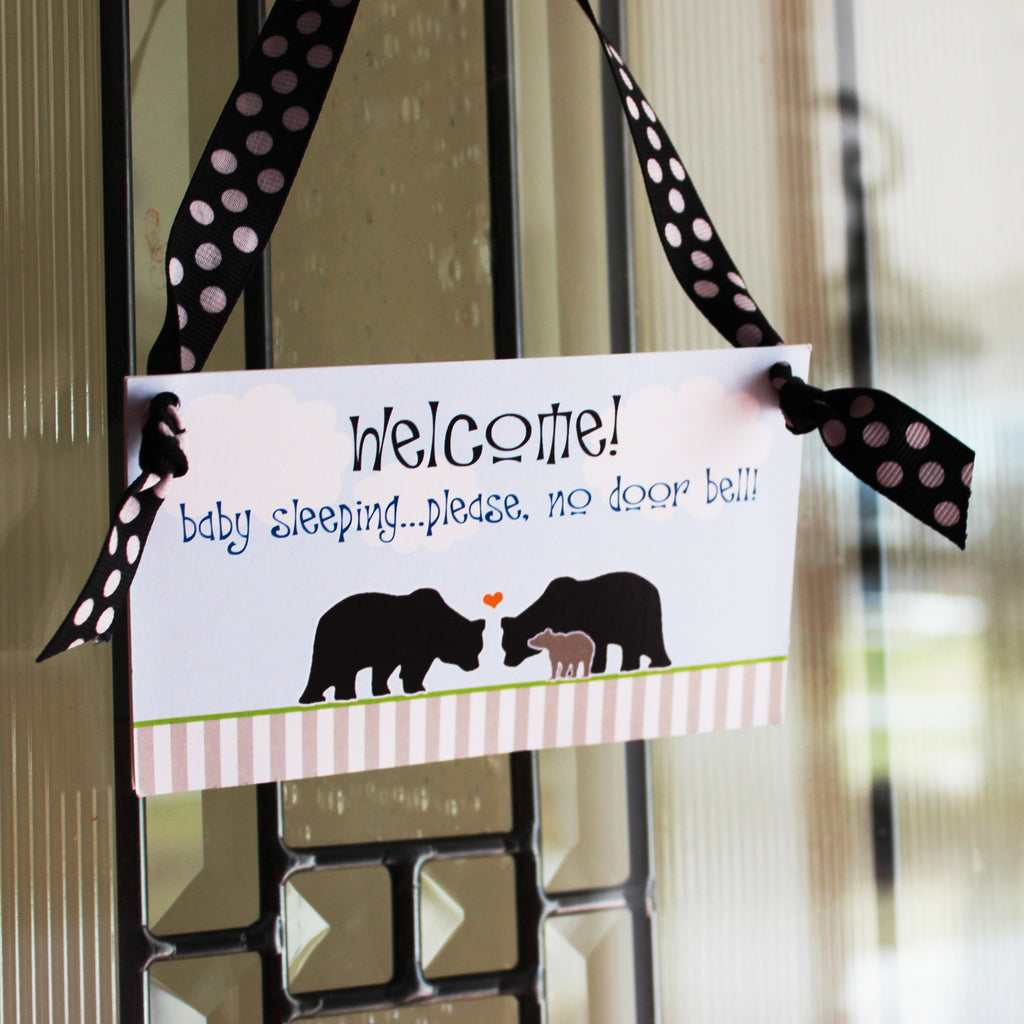 FREE Printable Baby Sleeping Sign