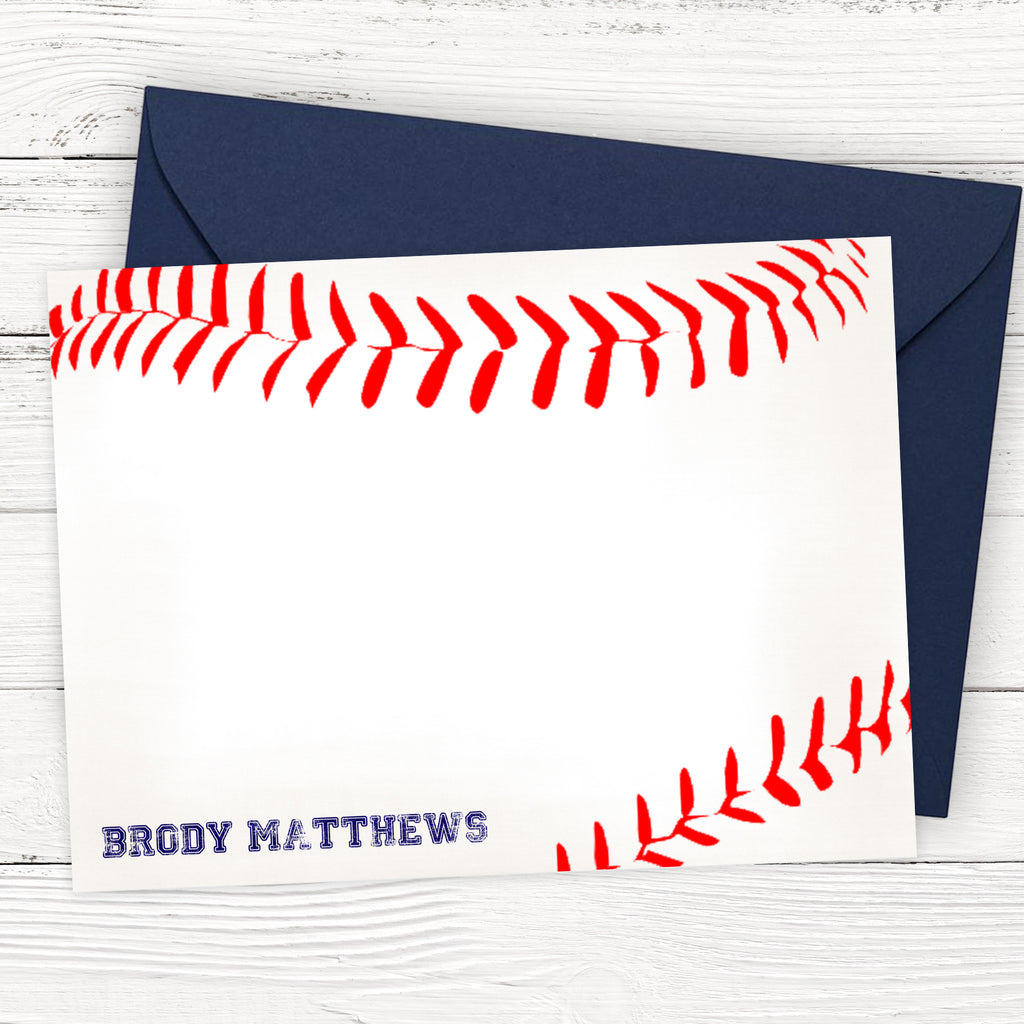 Baseball Thank You Cards