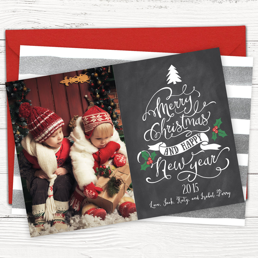 Chalkboard Christmas Card