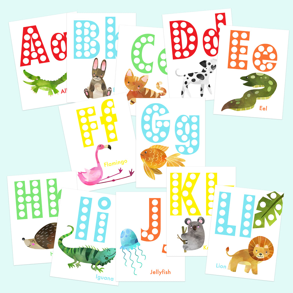 Alphabet Do-A-Dot Worksheets