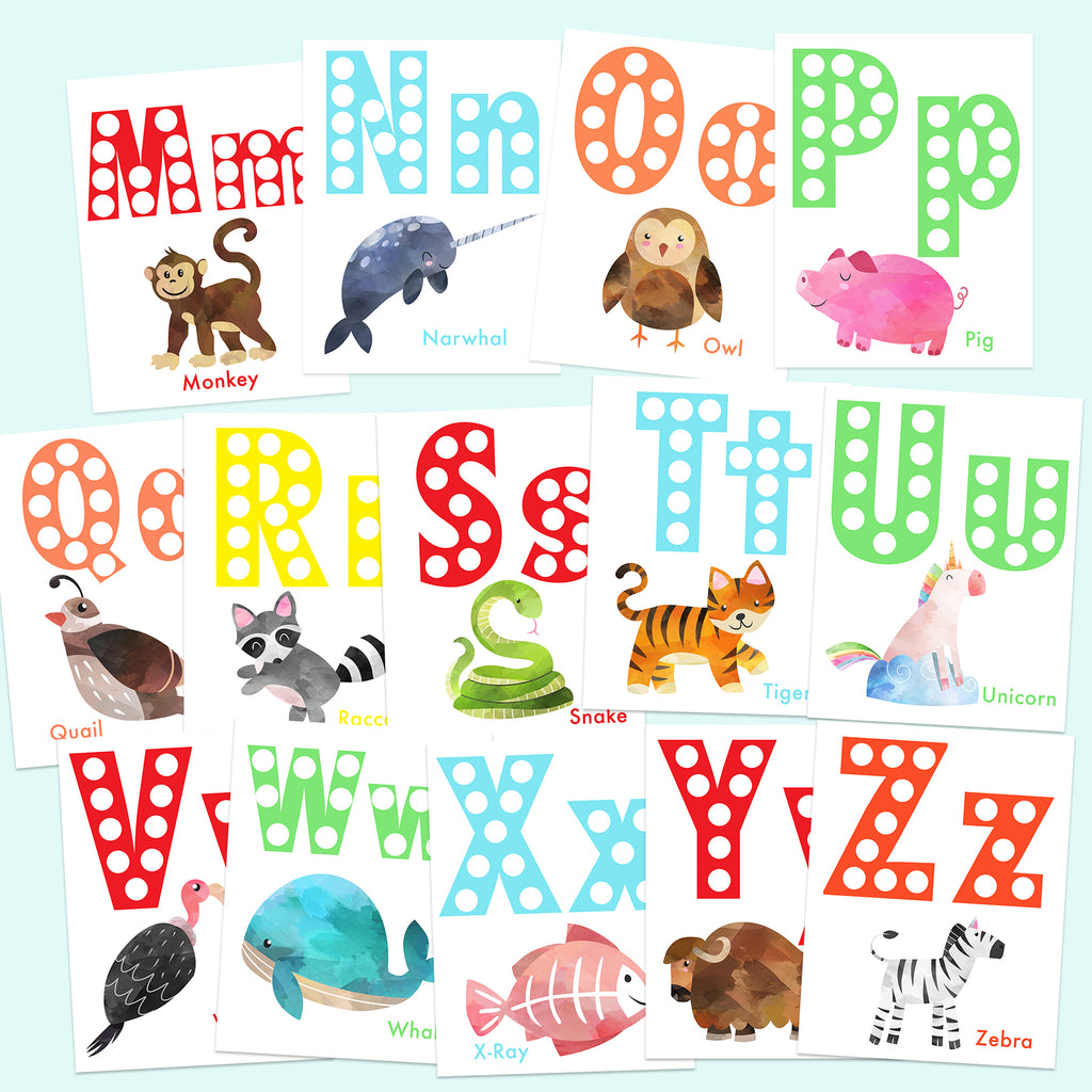 Alphabet Do-A-Dot Worksheets