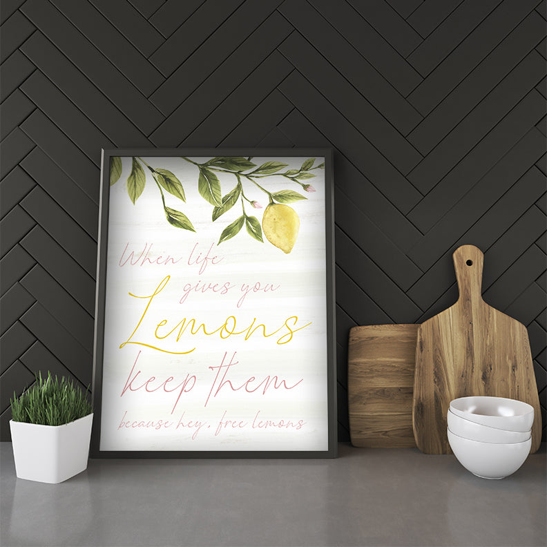 Lemon Wall Art