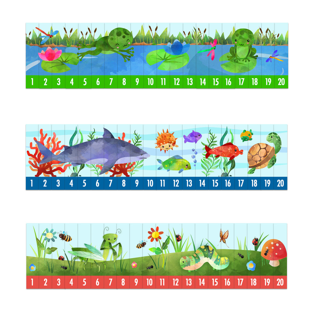 Preschool Number Sequencing Puzzles