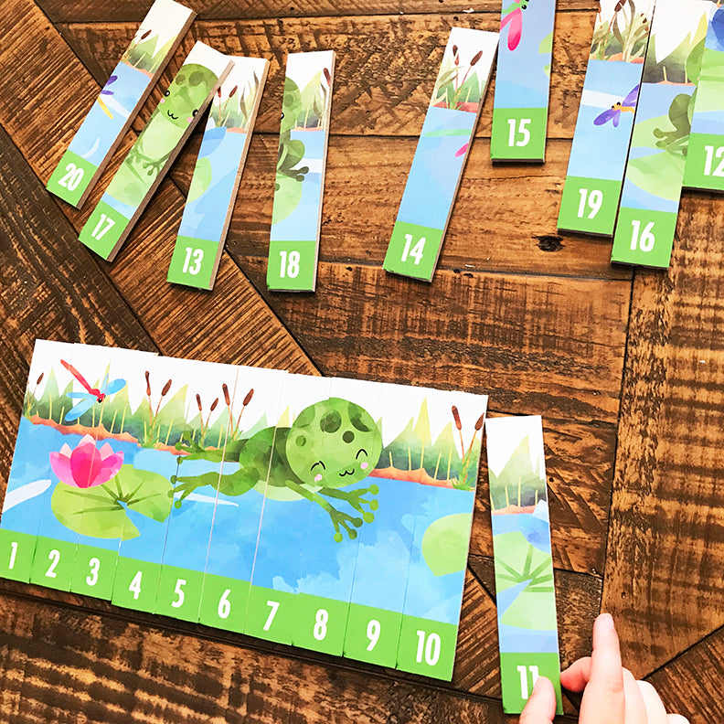 Preschool Number Sequencing Puzzles