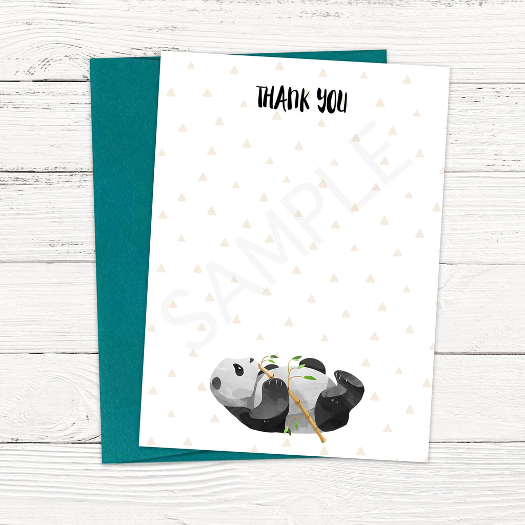 Panda Thank You Cards