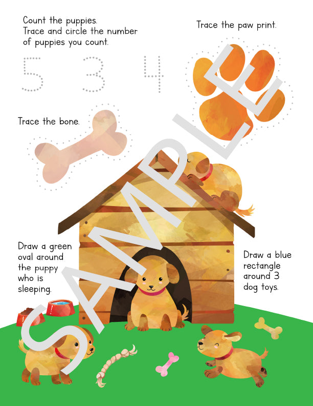 10 Activity Sheets for Pre K and Preschool