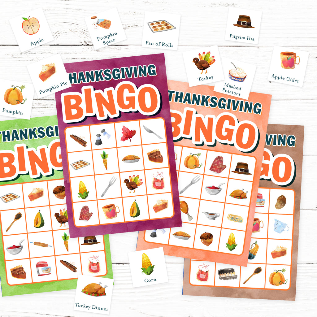 Thanksgiving Bingo Game